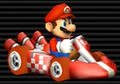 Mario's Red Team kart