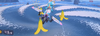 A whirlpool seen in Mario Kart World