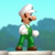 Squared screenshot of a Fire Luigi from New Super Mario Bros. U.