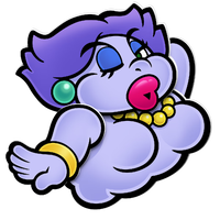 Artwork of Flurrie from Paper Mario: The Thousand-Year Door (Nintendo Switch)