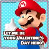 Valentine's Day E-card with Mario