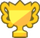 A gold trophy that can be awarded in rehearsal bonus levels in Princess Peach: Showtime!.