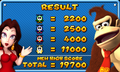 Results screen from Fly Guy Grab.