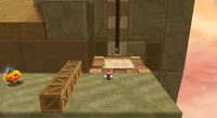 Mario on the Millstone Planet in the Clockwork Ruins Galaxy