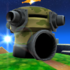 Squared screenshot of a Chomp cannon in Super Mario Galaxy.