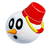 Sprite of the icon for a Snow Pokey in the Super Mario 3D World style of Super Mario Maker 2. It appears in the user-interface for editing mode.