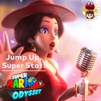 The official cover of the single Jump Up, Super Star!.