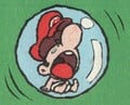 Baby Mario in a bubble