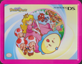 A Nintendo DS carrying tin, themed on Super Princess Peach. Scan of front plate.