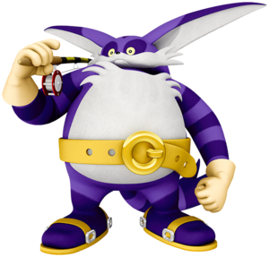 Big the Cat spirit from Super Smash Bros. Ultimate.