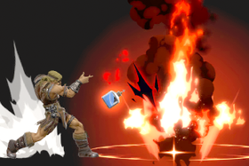 Simon Belmont's down special in Super Smash Bros. Ultimate