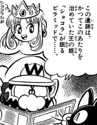 Princess Shokora. From page 116 of volume 28 of Super Mario-kun.
