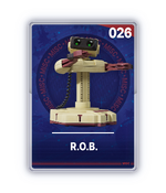 The R.O.B. card from The Super Mario Galaxy Movie Collectible Cards