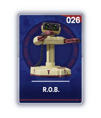 The R.O.B. card from The Super Mario Galaxy Movie Collectible Cards