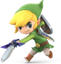 Toon Link from Super Smash Bros. Ultimate