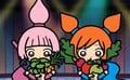 Kat & Ana having brought food to attract people