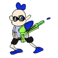 An amiibo drawing in WarioWare Gold