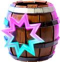 Artwork of a Blast Barrel from Donkey Kong Bananza
