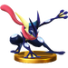 The Wii U version of the Greninja trophy.