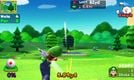 Luigi golfing in Mario Golf: World Tour