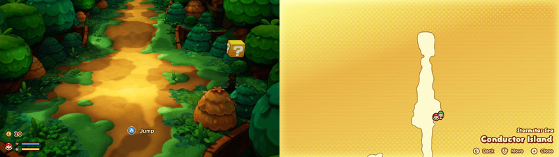 Block 7 in Conductor Island from Mario & Luigi: Brothership