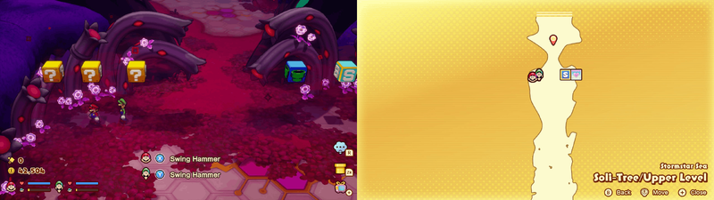 Block 44-45-46 in the Soli-Tree from Mario & Luigi: Brothership