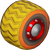 The BigToge_Yellow tires from Mario Kart Tour