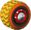 The BigToge_Yellow tires from Mario Kart Tour