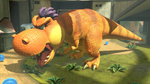 A T. rex seen in Mario Kart World