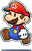 Artwork of Paper Mario, from Mario & Luigi: Paper Jam