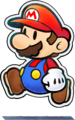 Paper Mario walking
