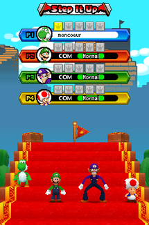 Step It Up from the Minigame Mode in Mario Party DS