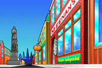 O'Connell Street Lamppost in Mario is Missing!