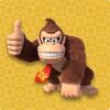 Donkey Kong card from a Mario Party Superstars-themed Memory Match-up activity