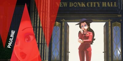 Picture of Pauline, as she is seen in Super Mario Odyssey, from a gallery that highlights female characters in Nintendo video games
