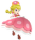 Peachette using her floating ability New Super Mario Bros. U Deluxe