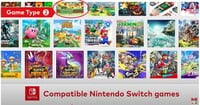 A screenshot of the Nintendo Switch 2 Nintendo Direct, showing art of Poochy & Yoshi's Woolly World next to Luigi's Mansion 3.