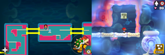 Block 26 in Pump Works of Mario & Luigi: Bowser's Inside Story + Bowser Jr.'s Journey.
