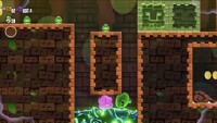 The third 10-flower coin in A Final Uncharted Area: Poison Ruins in Super Mario Bros. Wonder
