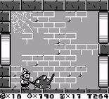 The boss fight against the Sewer Rat in Super Mario Land 2.