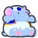 Elephant Blue Toad Standee from Super Mario Bros. Wonder