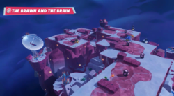 An example of the The Brawn and the Brain battle in Mario + Rabbids Sparks of Hope