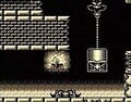 An underground area not seen in the final game, featuring broken ledges, a weight with a very long chain, and jars untypical for an area of this kind.