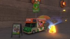 A Yoshi's location in Mario Kart World