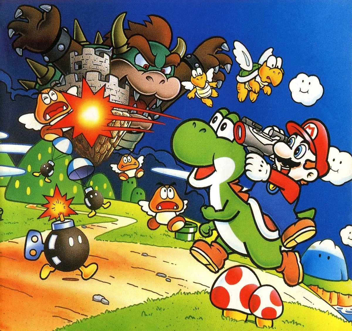 File:YoshiSafariArt.png - Super Mario Wiki, the Mario encyclopedia