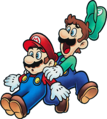 Mario and Luigi surprised