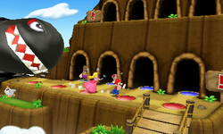 A screenshot from Mario Party