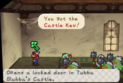 Obtaining a Castle Key in Tubba Blubba's Castle