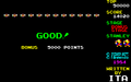Victory in the Bonus Stage in the Sharp X1 version.