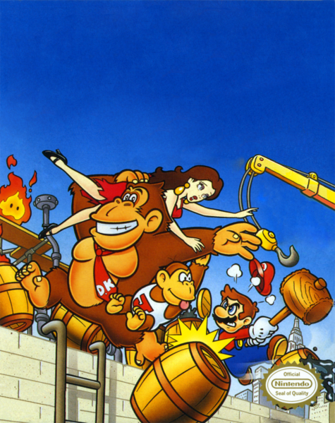 File:Donkey Kong GB - cover art.png